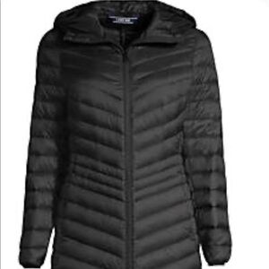 Land’s End 3X Wanderweight  Down Hooded Jacket
